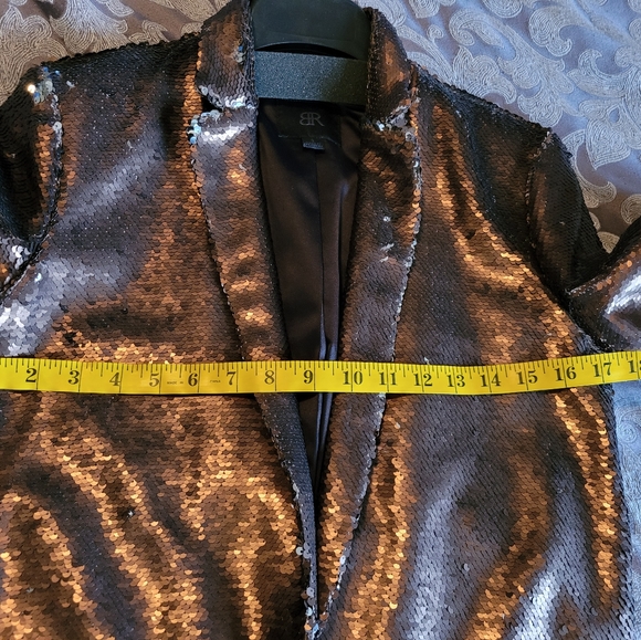 BR mongram sequin blazer/jacket - Picture 6 of 11